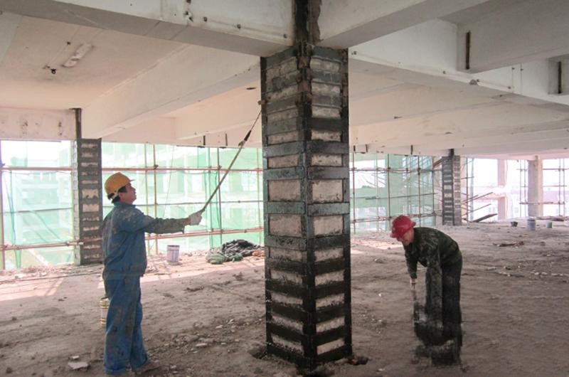 双桥型钢外包钢加固施工的质量怎么做检测？